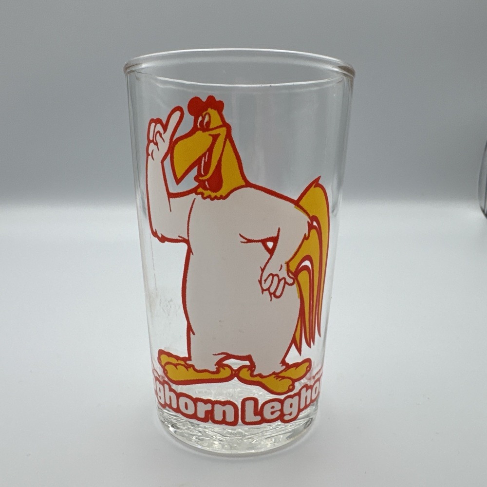 FOGHORN LEGHORN 1976 Juice Glass Warner Bros Bugs Bunny On The‎ Bottom,Pepsi